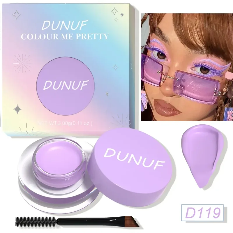 Wasserdichte und langlebige matte Lidschatten-Eyeliner-Creme, 12-farbige Augenbrauen-Färbecreme, Multifunktions-Gesichtsfarbe, Creme-Make-up — image 15
