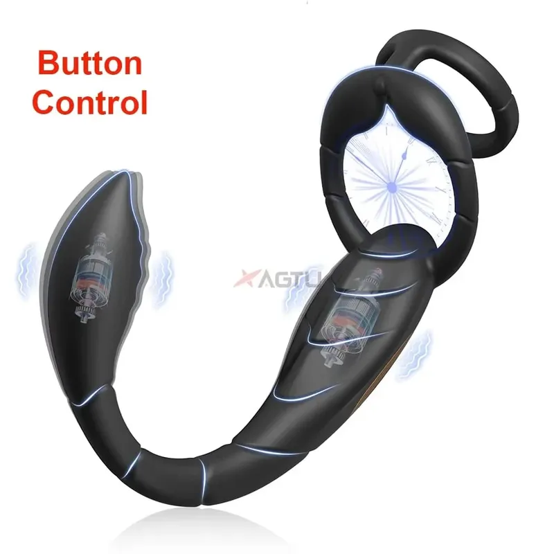 Control por aplicación, tapón Anal vibratorio, anillo para pene, masajeador de próstata para hombres, vibrador Anal Gay, anillo para pene, juguete sexual para adultos para hombres — image 8