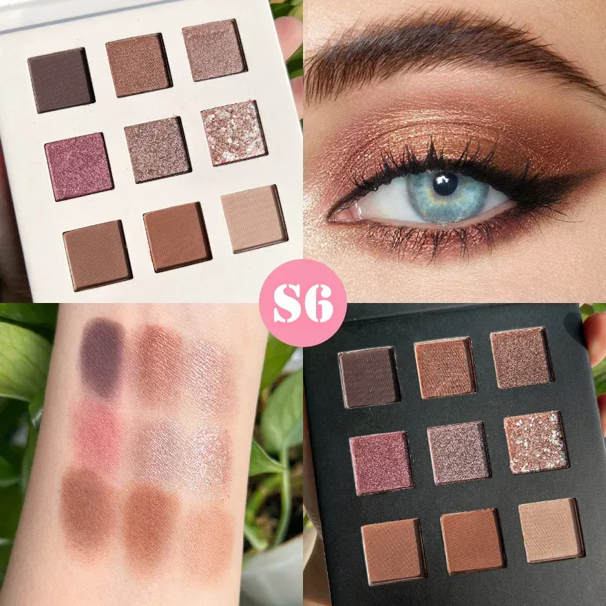 Fard à paupières scintillant à haute pigmentation, cosmétiques mats, Palette de fards à paupières personnalisés, maquillage végétalien, offre spéciale — image 5