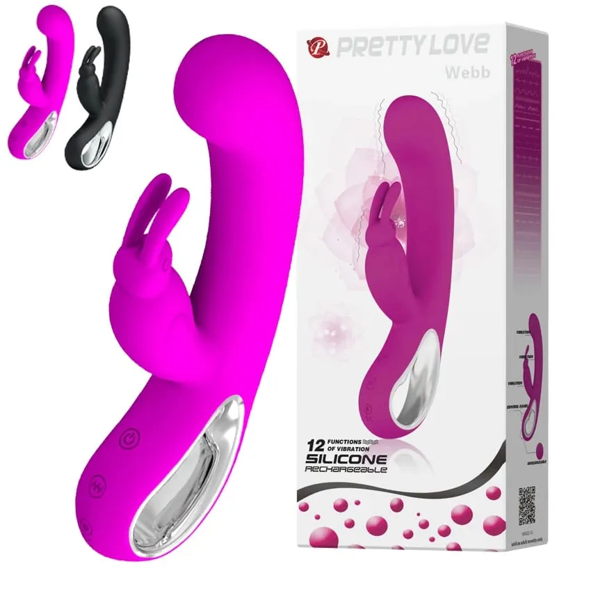 12 Speed G Spot Vibrator USB Rechargeable Powerful Dildo Rabbit Vibrator for Women Clitoris stimulation Massage Adult sex toys — image 1