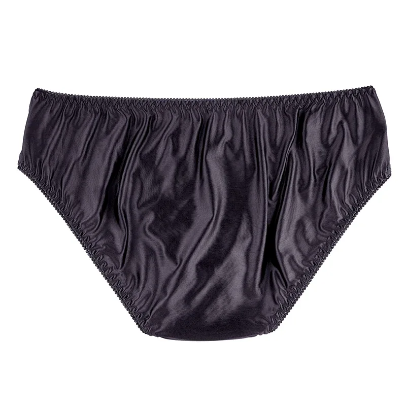 Slip Sexy pour hommes, confortable, sain, élastique, pochette souple, taille moyenne, sous-vêtements purs, dentelle brillante, sous-vêtements gai — image 16