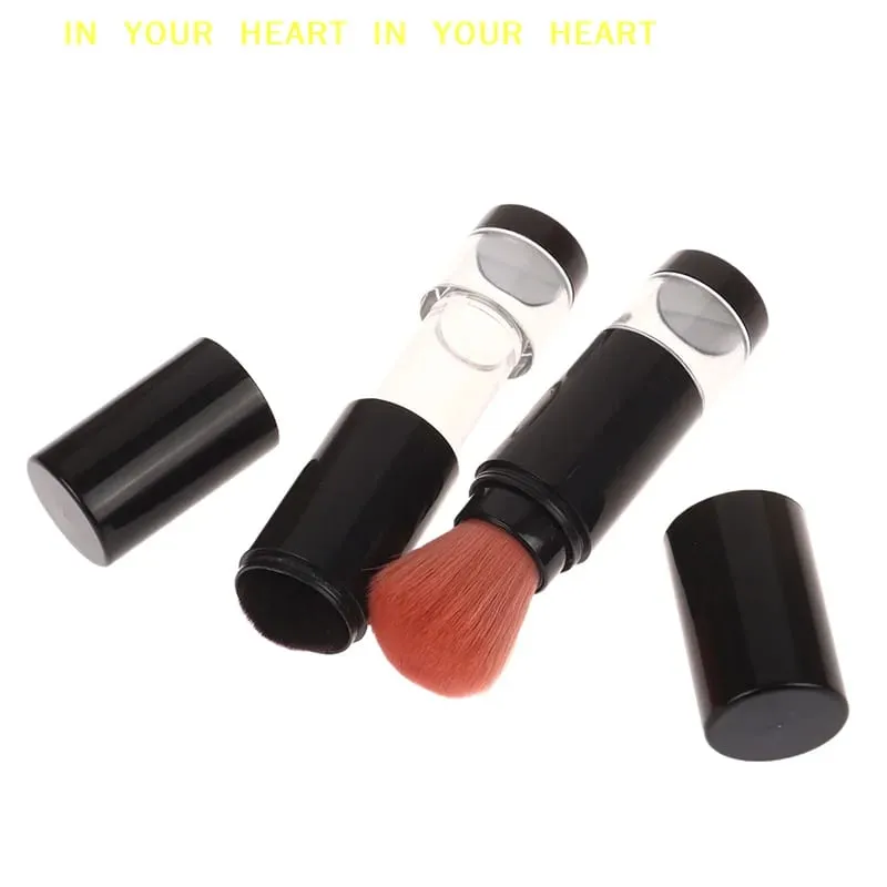 【X】 Pennello per fondotinta 2 in 1 Pennello per trucco Vuoto fard da viaggio con barattolo di cipria ricaricabile Strumenti di bellezza per il trucco — image 2