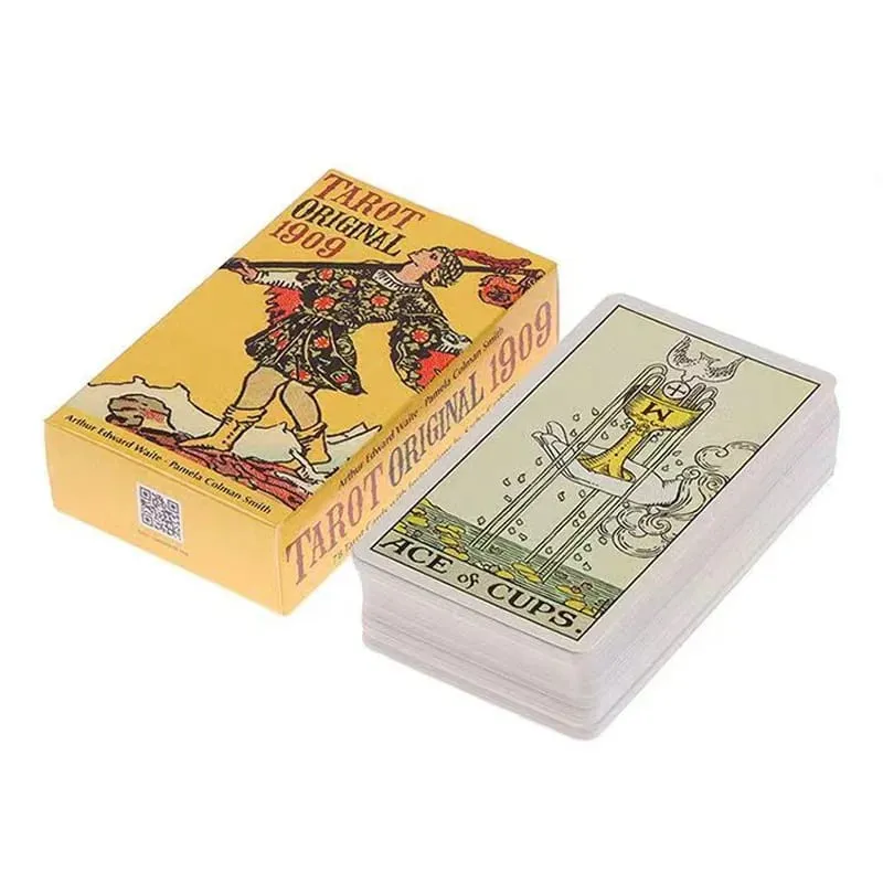 The Rider Waite Smith 1909 Tarot Cards Oracle Deck for Beginners English Spanish Classic Divination Edition Play Game