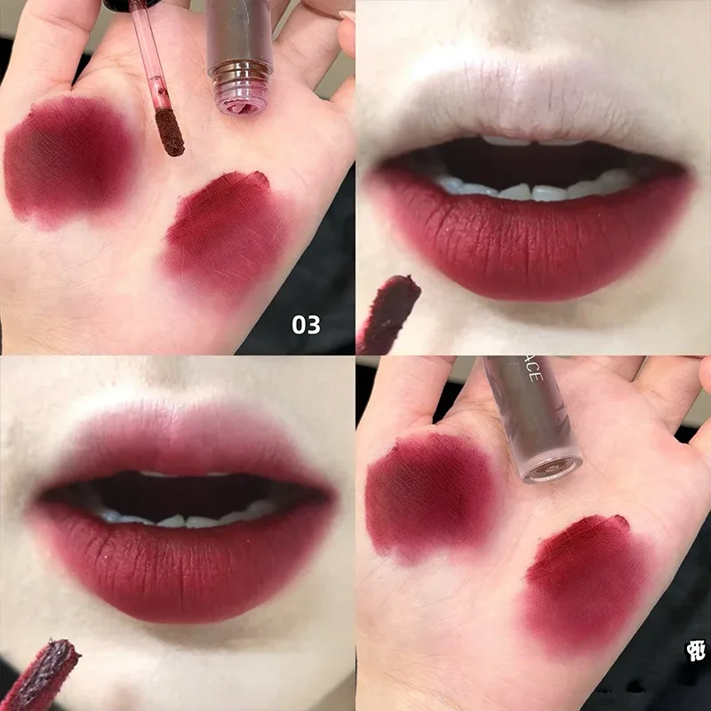 Matte Velvet Brown Liquid Lipstick Long Lasting Red Lipgloss Waterproof Orange Lip Tint Makeup For Women Lip Stain Cosmetic — image 5
