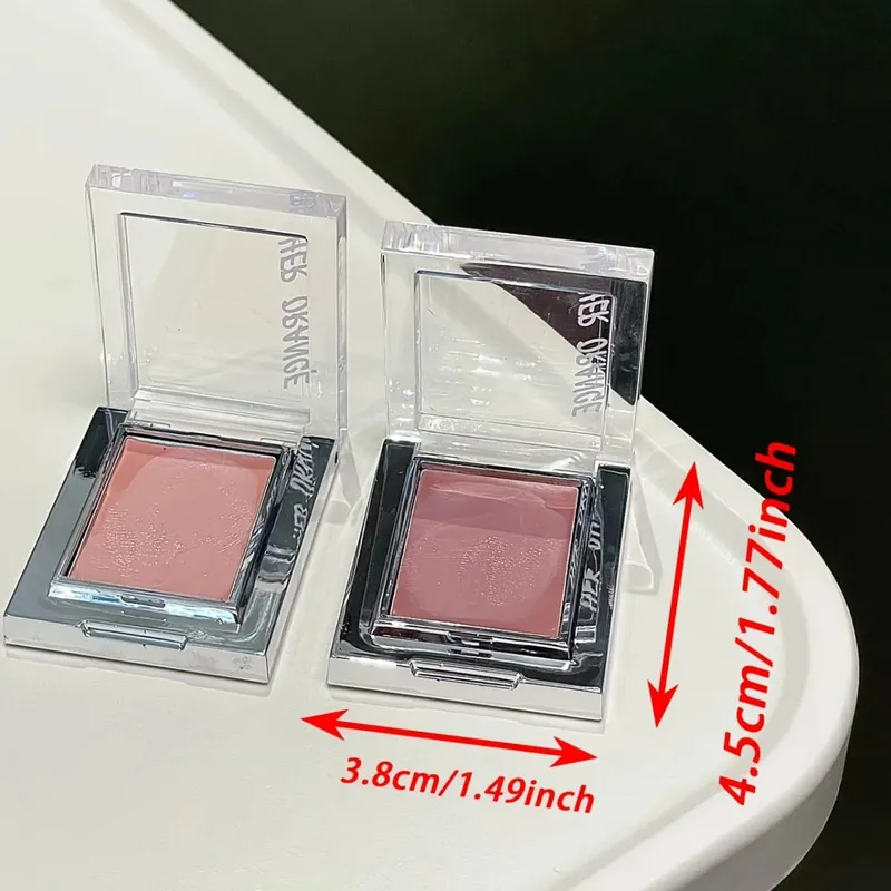 Herorange Misty Matte Cream Blush avec ensemble de pinceaux de maquillage Texture mate à faible saturation éclaircit la peau pour créer des looks de maquillage charmants — image 4