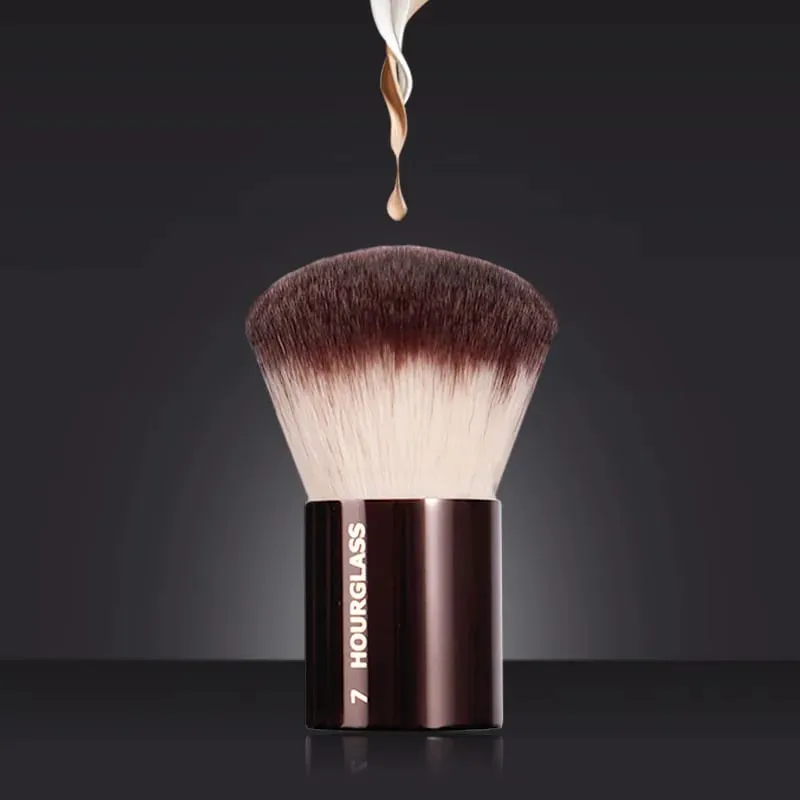 1 قطعة HG Pro Foundation retra فرش مكياج مسحوق كونتور أحمر الخدود يشكلون فرشاة مقبض معدني تسليط الضوء على برونزي الراقية بدون صندوق