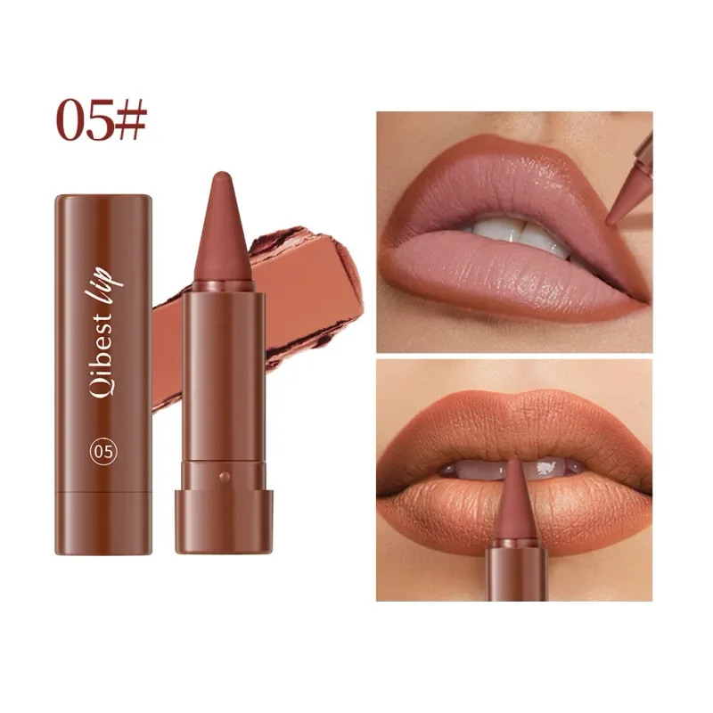 MatteลิปสติกปากกาGradient Lip Linerสีแดงสีน้ำตาลกำมะหยี่Contouringดินสอยาวนานกันน้ำเซ็กซี่ผู้หญิงแต่งหน้าLipliner — image 12