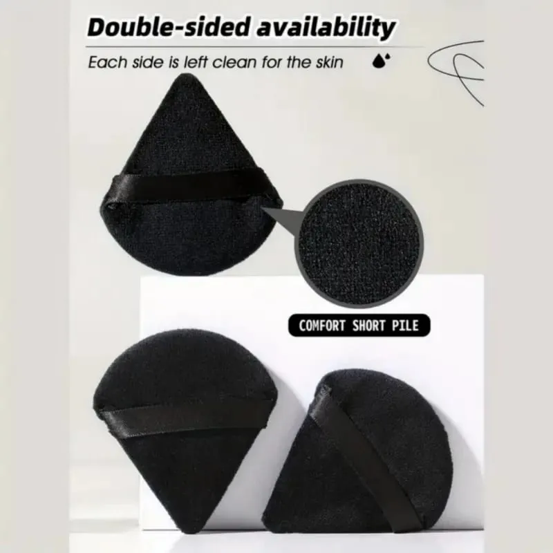 Set alat solek 19pcs termasuk 13pcs berus solek lembut 3 puff bedak segi tiga dan 3 telur kecantikan berbentuk titisan — image 5