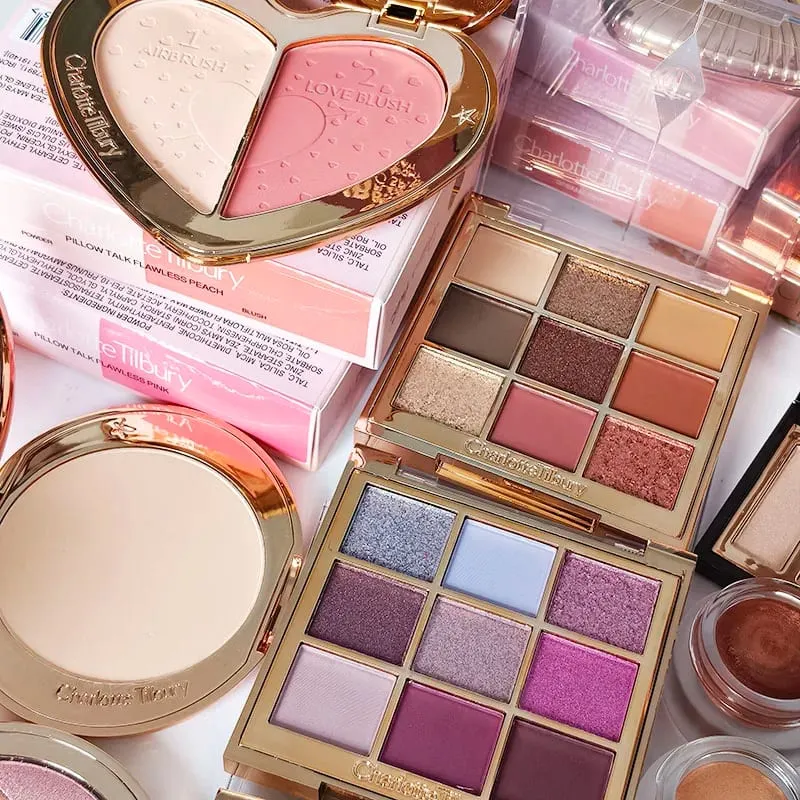 Charlotte Brand ล่าสุดสไตล์ 9 สีอายแชโดว์ Palette & Highgloss Repair Gemstone Disc ธรรมชาติสีง่าย เครื่องสำอาง Tilbury — image 2