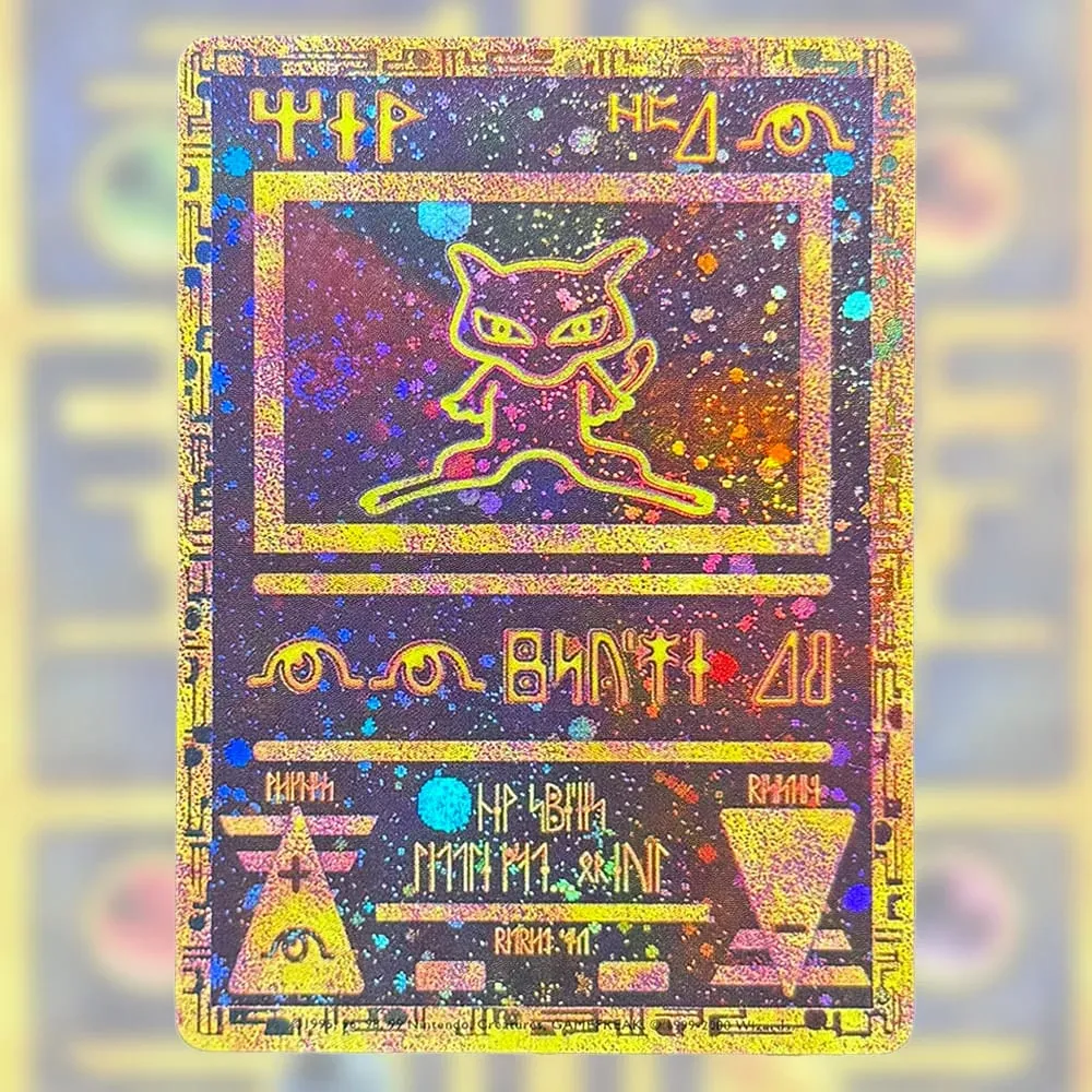 Proxy-Karte Mew-Sammelkarte Ancient Times, doppelseitig, Farbe, Mew Classic, limitierte Anime-PKM-Karten, Geschenkspielzeug — image 1