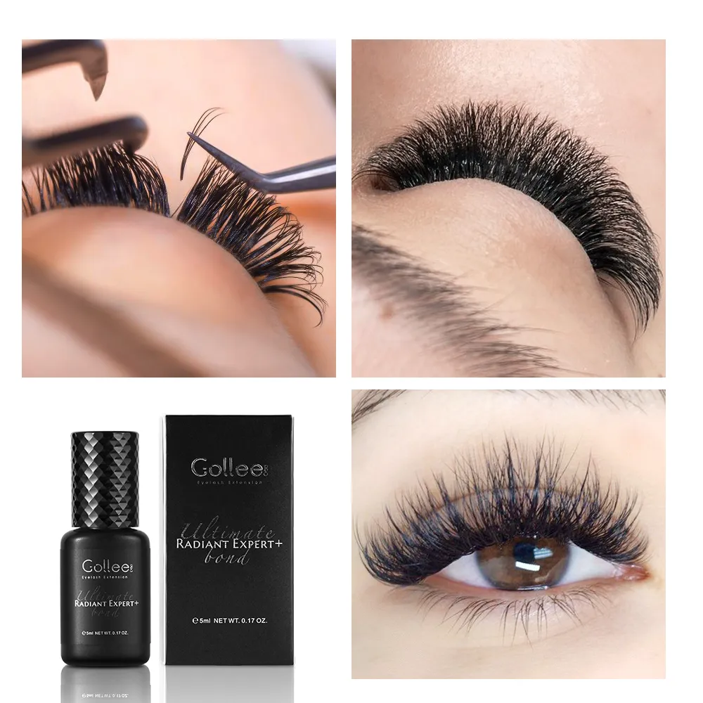 Gollee 0.5s Fast Dry Lash Extension Glue Professional Lash Adhesive Lasting 6-8 Weeks Waterproof Grafting Eyelash Super Bonder — image 4
