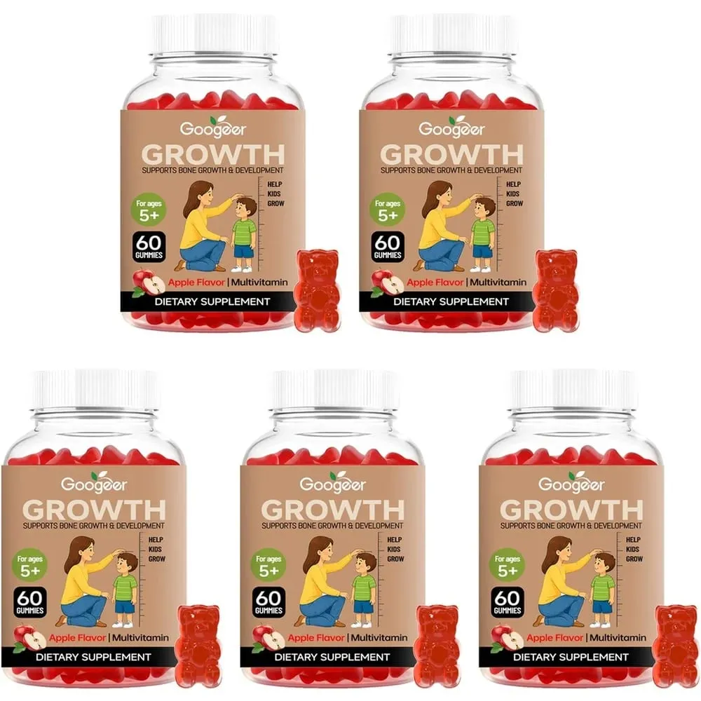 Pertumbuhan Ketinggian Kanak-kanak Menyokong Gummies dengan Nutrisi Pertumbuhan Penting dan Multivitamin Menyokong Ketinggian & Perkembangan Tulang yang Sihat — image 11