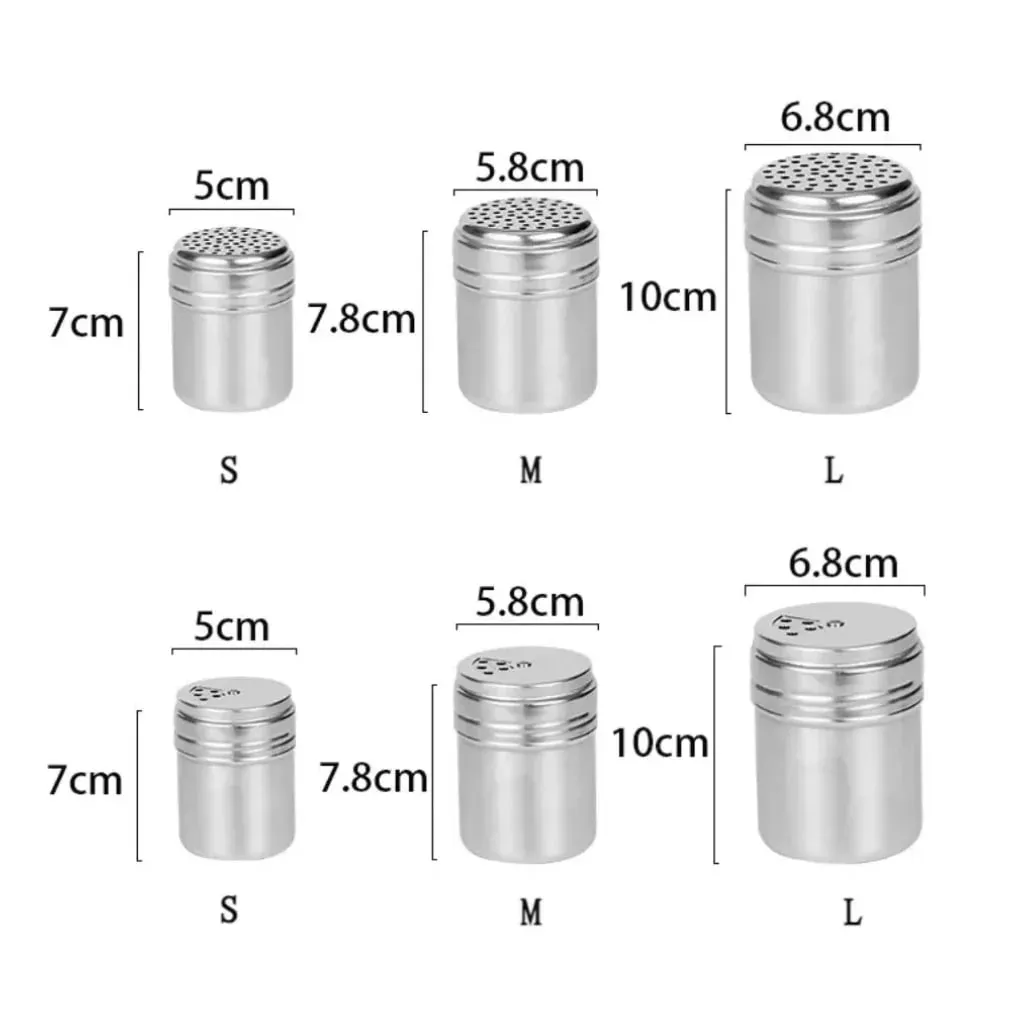 Mehrzweck-Edelstahl-Gewürzglas, Salz- und Zuckerflasche, drehbarer Deckel, Gewürz- und Pfefferstreuer, Gewürzglas, Küchenhelfer — image 6