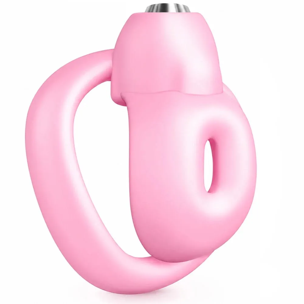 ชายอวัยวะเพศชาย Chastity กรงชุดขนาดเล็ก Chastity กรง 5 แหวน Cock อวัยวะเพศชาย Bondage Slave Restraint Man Sex Toy — image 2