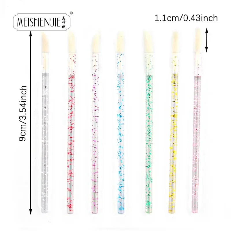 50 Stücke Lippenpinsel Kristall Wimpernverlängerung Pinsel Mascara Applikator Lippenstift Zauberstäbe Set Frauen Make-Up Pinsel Werkzeuge — image 5