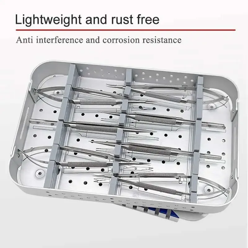 Ophthalmic Microsurgery Instruments Scissors Needle Holders Tweezers Stainless Steel 4/6/8 Piece Set Of Ophthalmic Surgical Tool — image 2