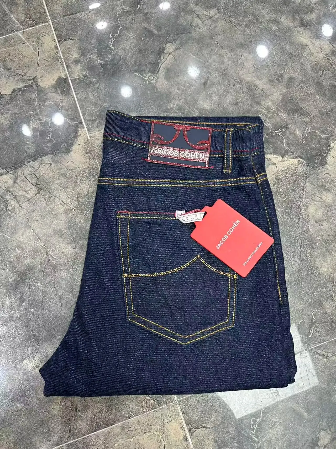 Jeans in cotone spesso da uomo 2026 Autunno Inverno nuova elasticità confortevole qualità aziendale dritto Pantaloni lunghi taglia grande 29-40
