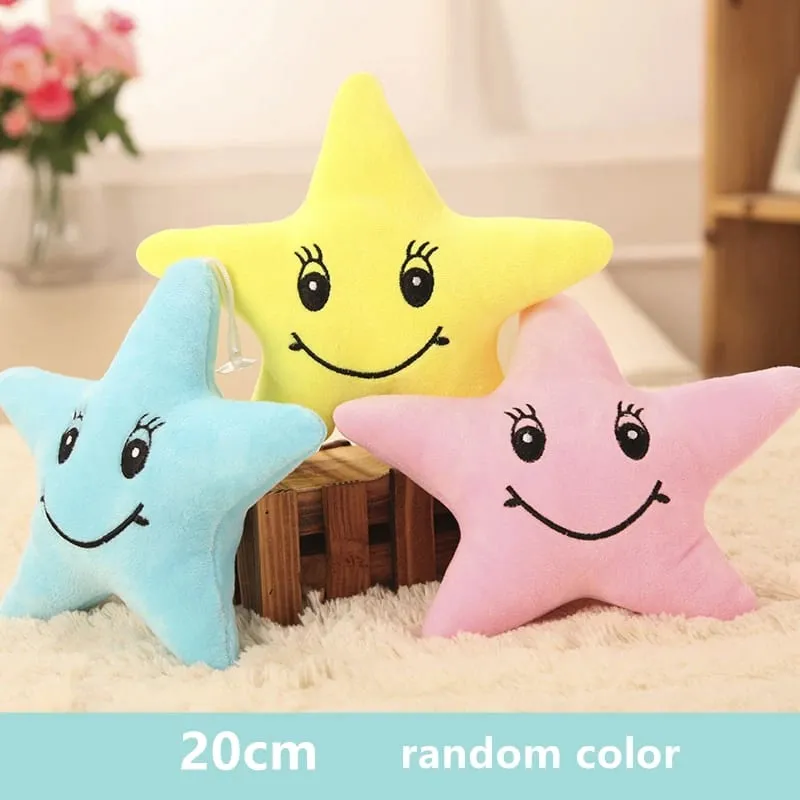 Oreillers en peluche en forme de lune, étoile, nuage, rose, blanc, bleu, décor de chaise de chambre, coussin doux, jouets en peluche pour enfants et bébés