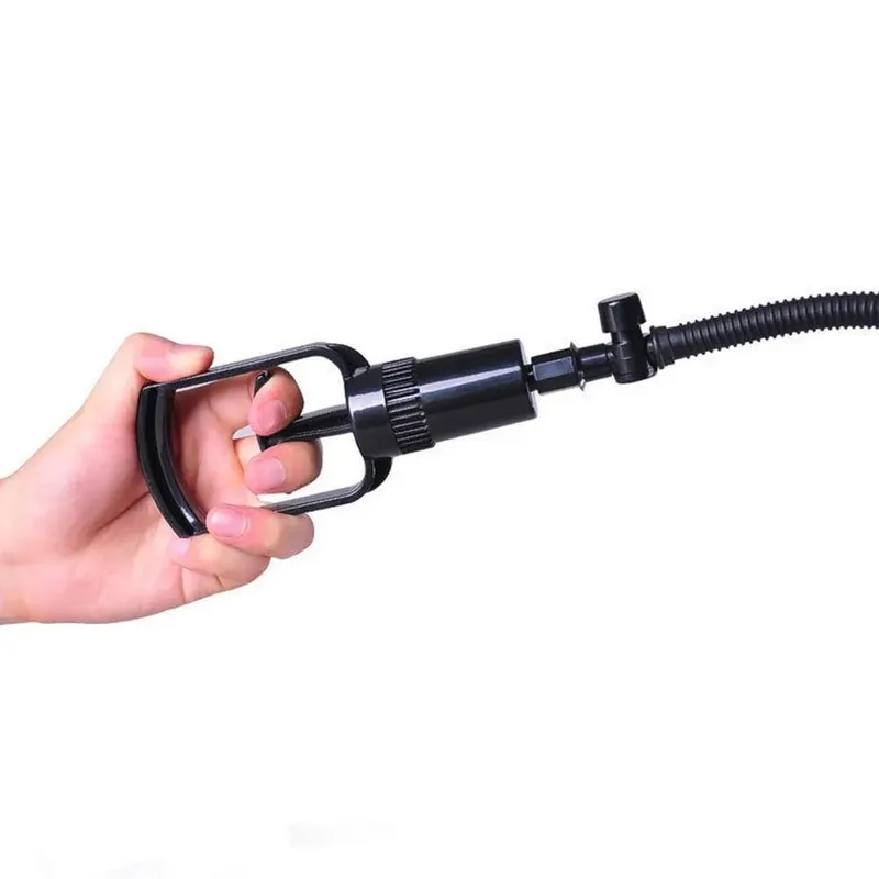Muži Černá Masážní Péče Vakuová Pumpa Pumpa Rukojeť Příslušenství Vytahovací část Píst Výměna Vytahovací tyč Vzduchová trubice Mužské sexuální hračky pro dospělé — image 2