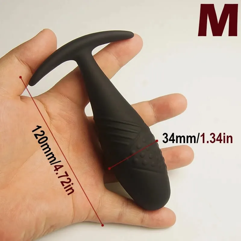 Tappi anali in silicone con base affusolata per comfort testurizzati Giocattoli del sesso anale Trainer Training Analplug Buttplug Butplug — image 8