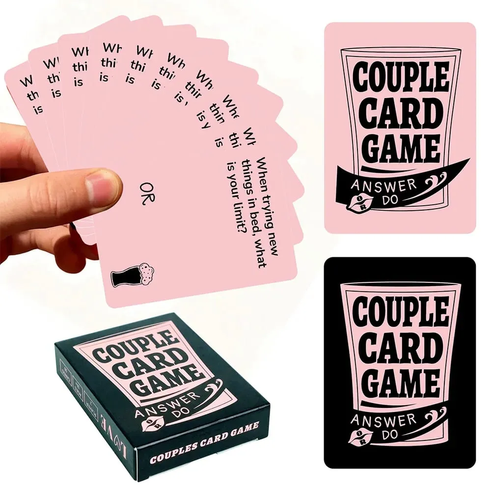 Couple Card Game Romantic Truth or Dare Drinking Game for Adults Date Night Activity Anniversary Valentine Gift 50Pcs — image 5