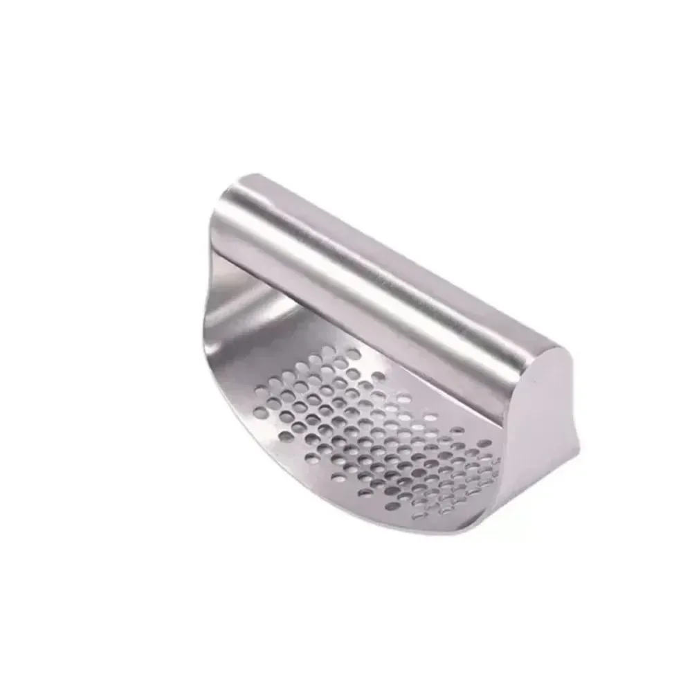 Manual Stainless Steel Garlic Mincer Garlic Crusher Press For Fruit Vegetable Kitchen Gadget Manual Food Processors — image 6