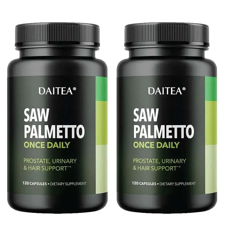 Daitea Saw Palm Capsule Supplément de santé de la Prostate soutient la santé des voies urinaires soutient la santé de la vessie favorise la croissance des cheveux — image 8