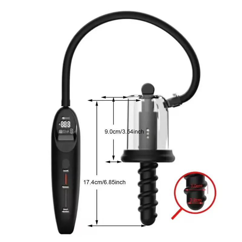 Vibrazione elettrica Succhiare Ano Bocciolo di rosa Pompa Vibrante Butt Plug Ventosa Ventosa Massaggiatore della prostata Giocattoli del sesso anale maschile per gli uomini Strumento