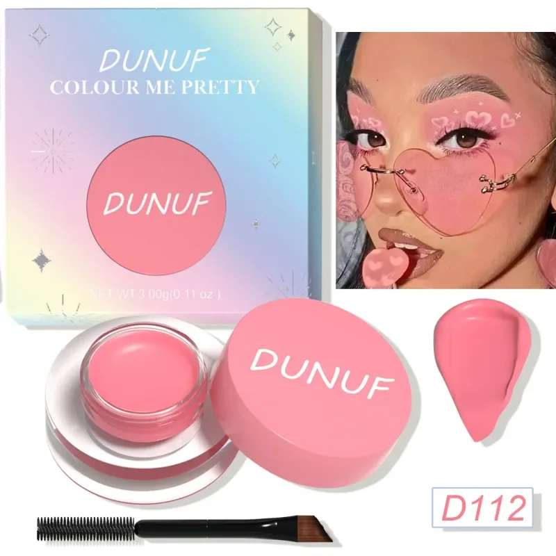 Wasserdichte und langlebige matte Lidschatten-Eyeliner-Creme, 12-farbige Augenbrauen-Färbecreme, Multifunktions-Gesichtsfarbe, Creme-Make-up — image 13