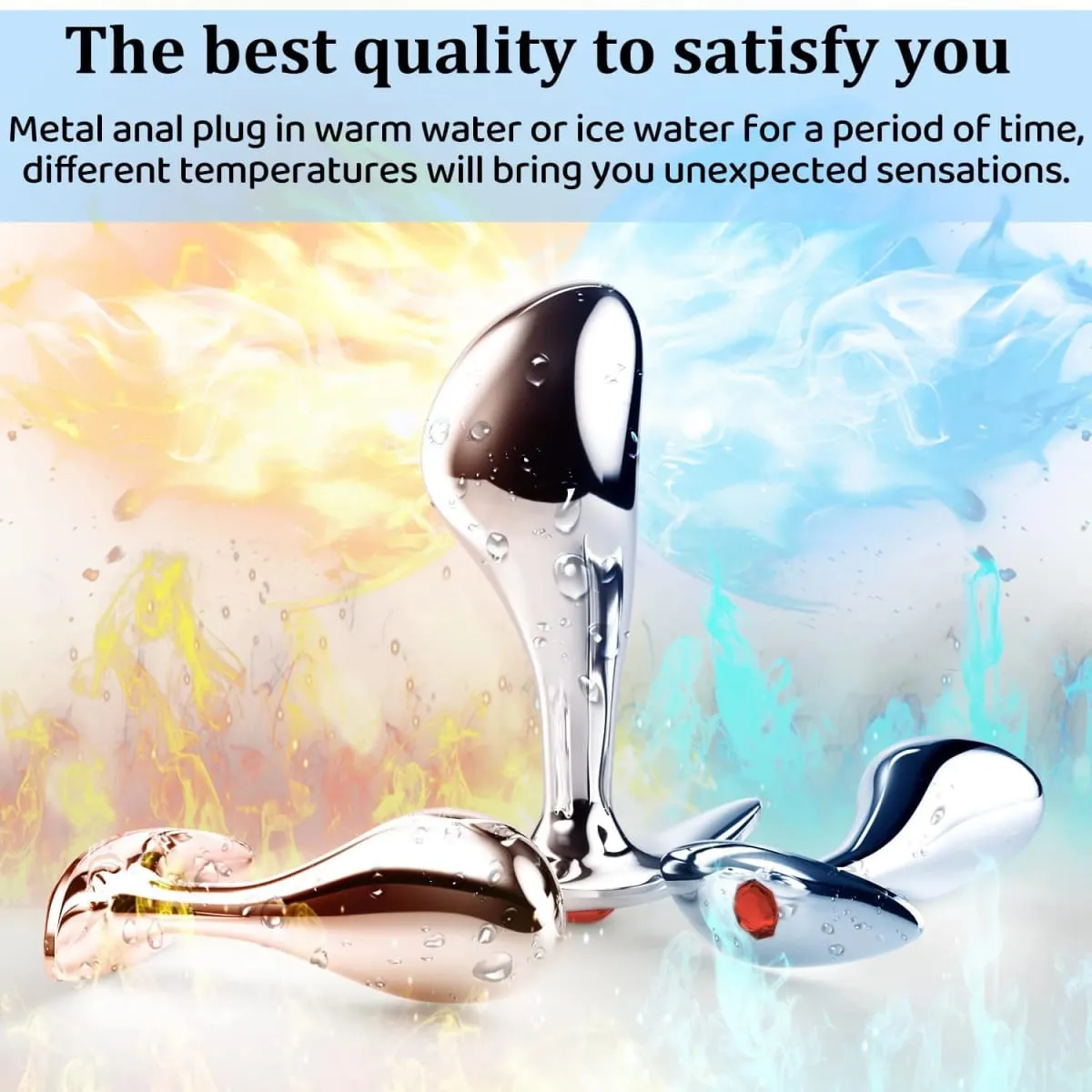 Metal Anal Plug P Spot Stimulator Prostate Massager Wear Outdoors Butt Plug Wearable Sex Toys for Men and Women Adult Sex Toys — image 6