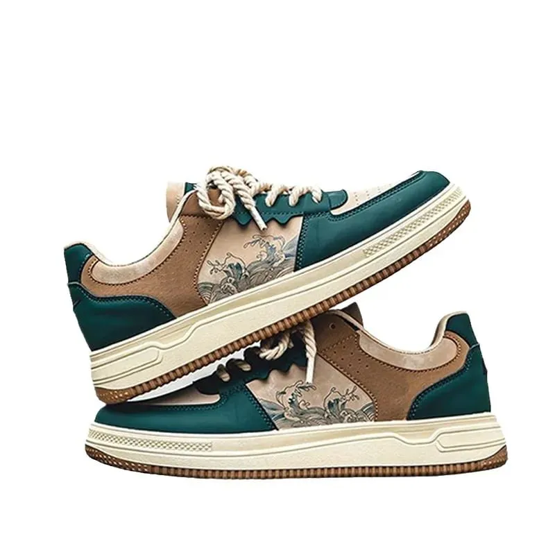 Chaussures de skateboard en toile vulcanisées confortables pour hommes, baskets décontractées assorties avec tout, chaussures d'étudiant à la mode — image 5