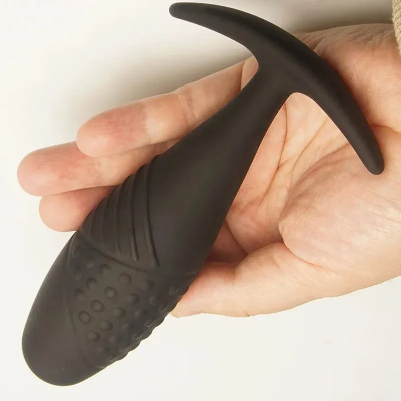 Tappi anali in silicone con base affusolata per comfort testurizzati Giocattoli del sesso anale Trainer Training Analplug Buttplug Butplug — image 5