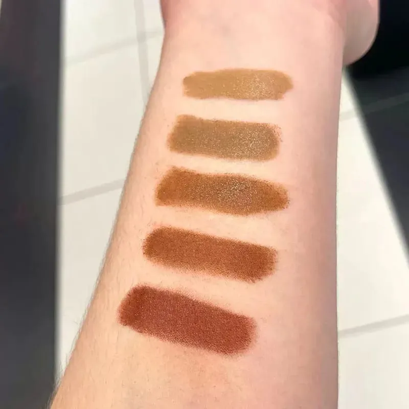 Rare Beauty Bronzer Shadow Bar Sisi Cerah Gangsa Sejuk Tona Kelabu Tona Kontur Kosmetik Solekan Muka Kalis Air Licin Tahan Air — image 7