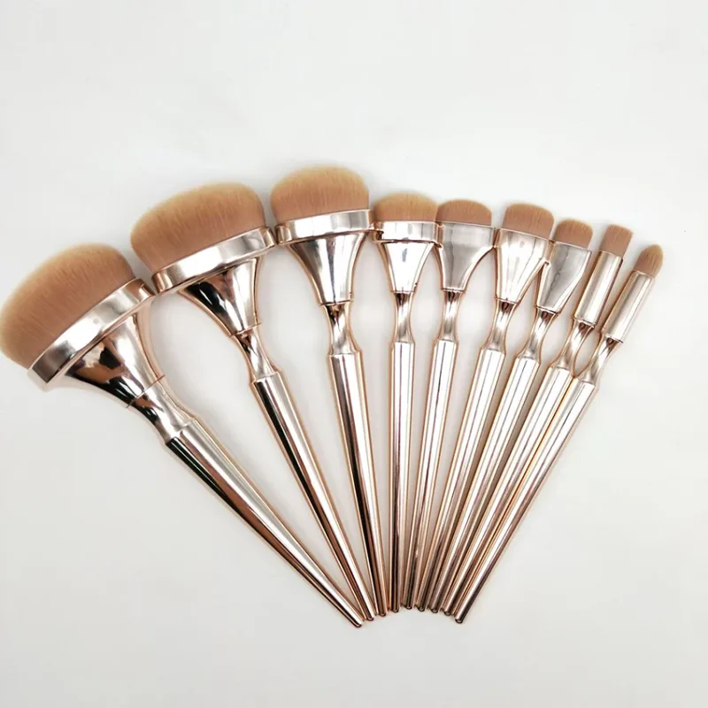 British Generation's new Iconic London HD high-definition facial makeup brushes set 9pcs foundation concealer brush — image 4