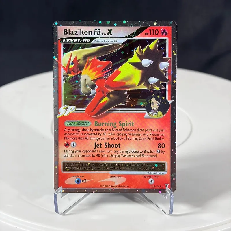 Karty proxy Seria EX Rayquaza Złota gwiazda Charizard Gengar Pikachu Hobby Hobby Kolekcje Kolekcja gier Karty Anime — image 10