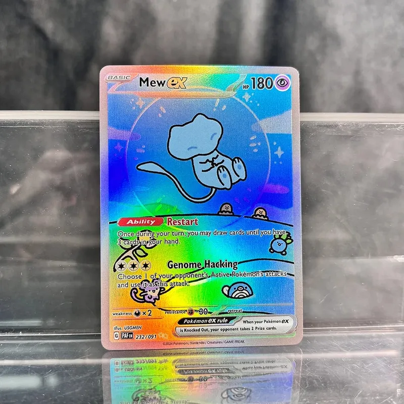 PKM Proxy Thẻ Cổ Điển Charizard Mew Với Ex Đơn Thẻ Bộ Sưu Tập PTCG Suicune Gx Tyranitar Gx Mất Thunder Lá Thẻ — image 3