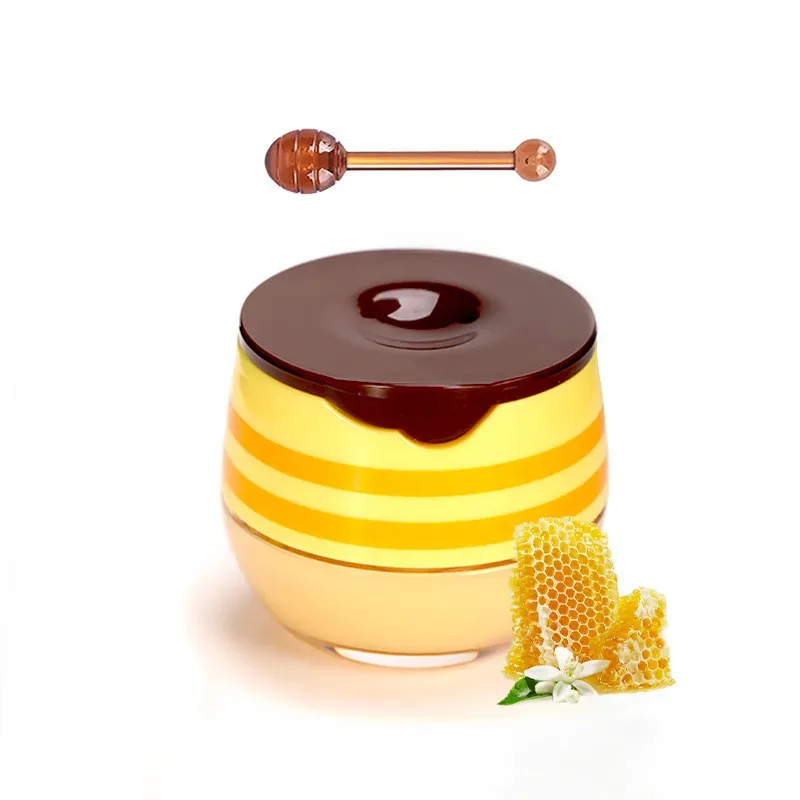 5.5g Maschera per dormire sulle labbra Notte Mantenimento del sonno Idratante Lucidalabbra Crema candeggina Nutriente Cura delle labbra Miele alla fragola — image 11