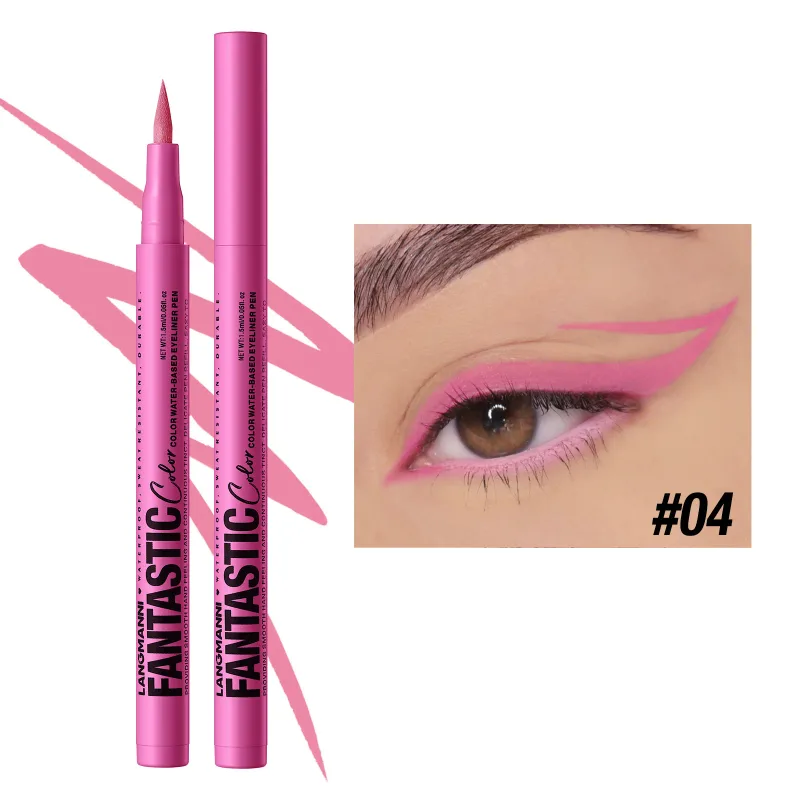 Matte Blue Black Liquid Eyeliner Pen Waterproof 12 Colors Ultra-thin Colorful Eyeliner Smooth Quick-Drying Eye Liner Pen Makeup — image 15