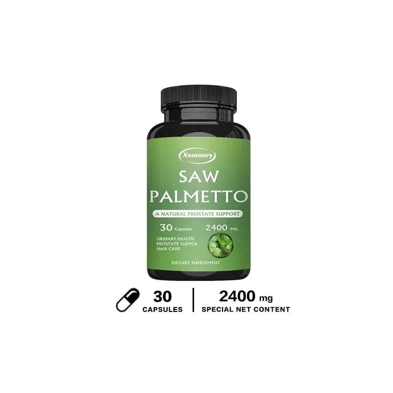 Saw Palmetto Capsules - การสนับสนุนต่อมลูกหมากป้องกันผมร่วง สุขภาพทางเดินปัสสาวะส่งเสริมการเจริญเติบโตของเส้นผม — image 9