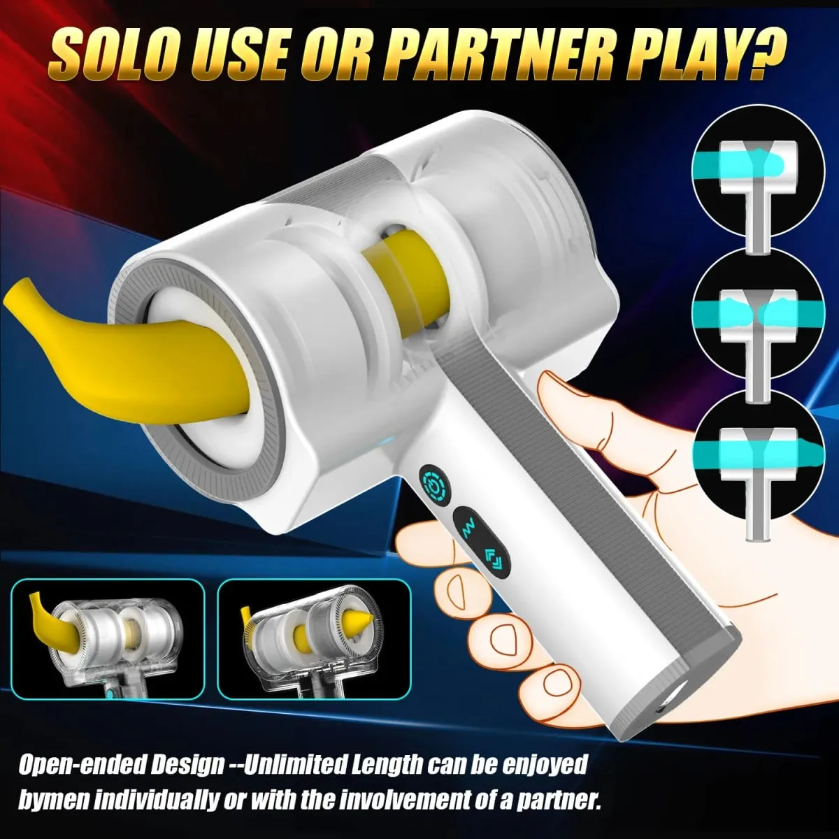 Automatic Thrusting Rotating Vibrating Male Masturbator Blowjob Sex Glans Massager Penis Vibrator Pussy Adult Sex Toys for Men — image 5