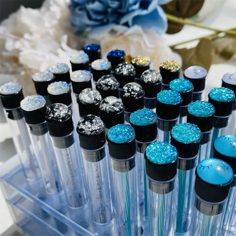 10 pz Riutilizzabile Ciglia Pennello Tubo per Estensione Ciglia Usa E Getta Mascara Bacchette Sopracciglio Applicatore Pennello Ciglia Pennelli — image 1
