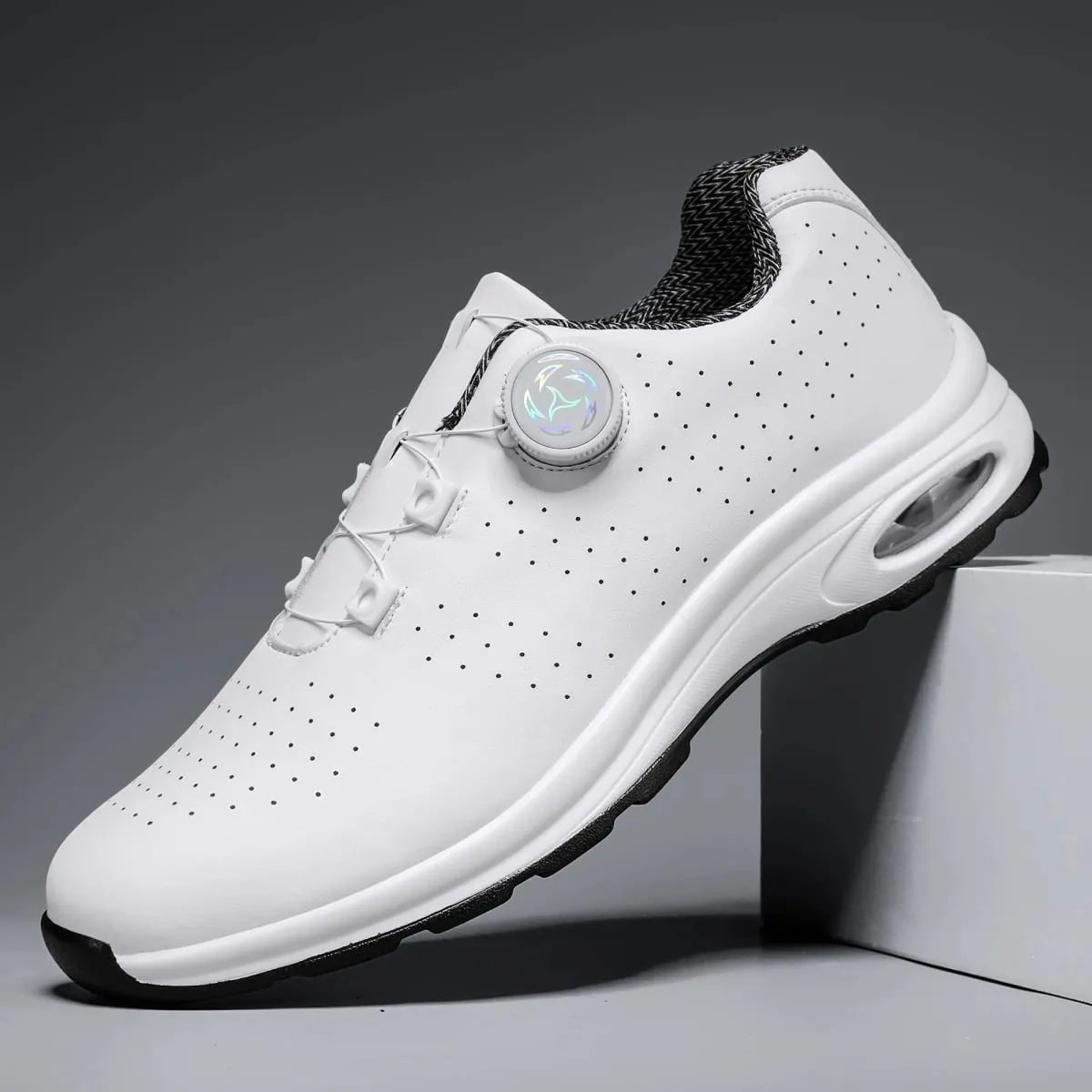 Simple Nen's Casual shoes With Comfortable and Breathable design Air-cushioned sole Suitable for Outdoor Cycling and Golfing. — image 2