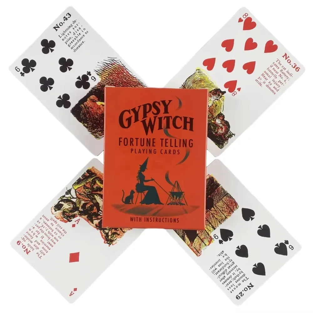 Juego de cartas de adivinación de bruja gitana, baraja de cartas de Tarot, juego familiar de oráculo, juego de mesa clásico divertido del destino, Altar — image 1