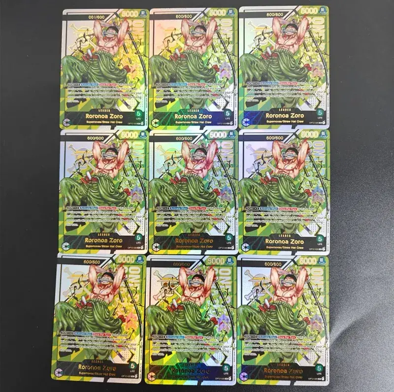 DIY One Piece Card Game Treasure Cup Roronoa Zoro OP12-020 Serialized 1/600 600/600 Collection English Anime Cards — image 8
