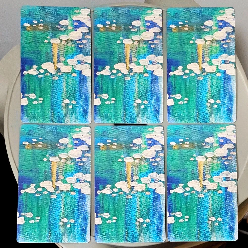 Think Oracle Deck 12*7cm 35 Sezgi ve Duygusal Dayanıklılık için El-Boyalı Kartlar Çift Kabartmalı Kart Stoğu — image 6
