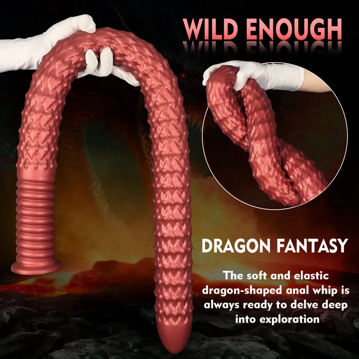 Długi 1M butt plug miękki silikonowy korek analny rozszerzenie tyłka męski masaż prostaty kobieta pochwowa stymulacja punktu G duże Dildo seks-zabawka — image 3