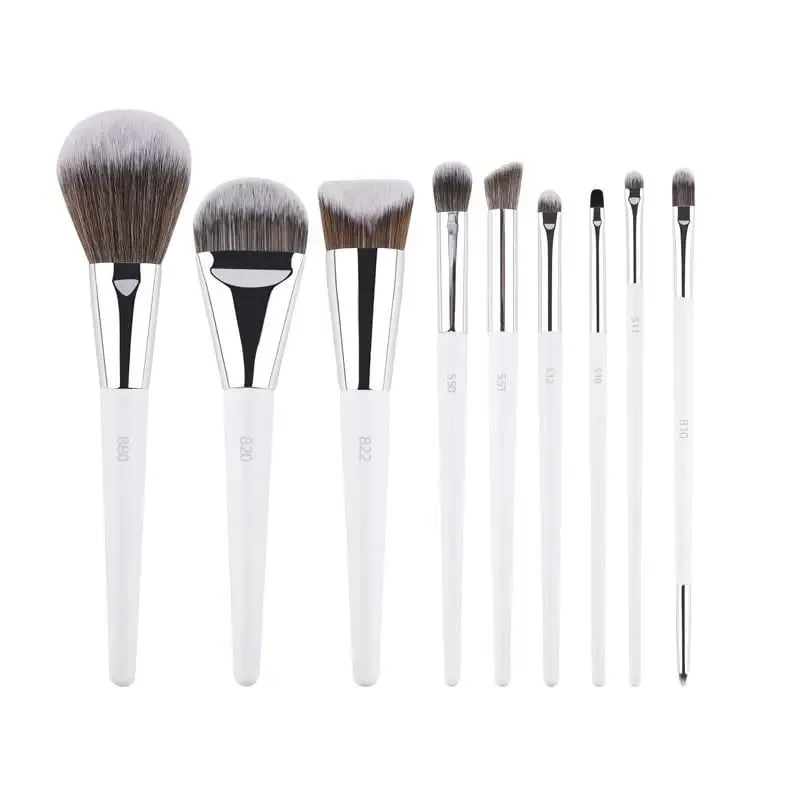 1pc Weiß Pulver Make-Up Pinsel 3D Flüssige Foundation Basis Make-up Pinsel Lidschatten blending Detail Gesicht Auge Concealer schönheit werkzeug — image 1