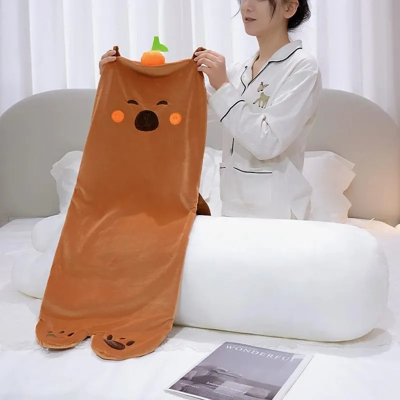 70 ซม.Capybara หมอนตกแต่งสบายน่ารักสไตล์เบาะโซฟานุ่มเตียงห้องนั่งเล่น Hug หมอนสำหรับตกแต่งบ้าน — image 5
