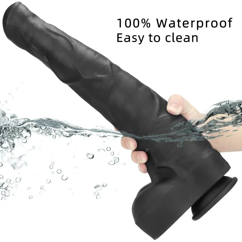 Super Large Horse Dildo 38.5 ซม.พร้อมถ้วยดูดผิวนุ่มรู้สึกขนาดใหญ่อวัยวะเพศชายหนา Phallus Anal Plug Big Dick เพศของเล่นสำหรับผู้หญิง — image 5