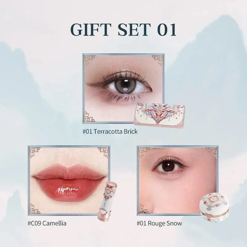 Makeup-sæt Flower Knows Butterfly Cloud Collar Collection Makeup-gavesæt inkluderer øjenskygge Blush-læbestift Vegan & Cruelty-Free — image 3